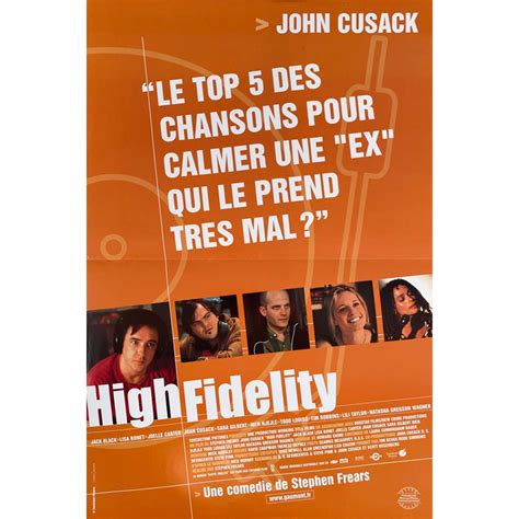 High Fidelity French Movie Poster 15x21 In 2000