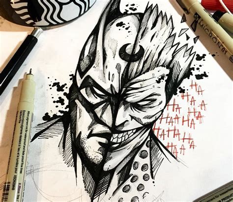 Batman Vs Joker Drawing By Gustavo Takazone Photo 31032