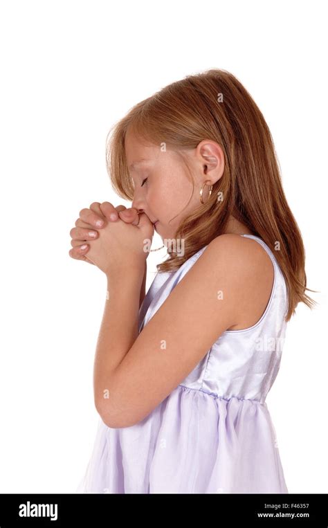 Cute Little Girl Praying Hi Res Stock Photography And Images Alamy