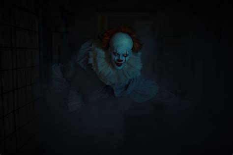 IT Clown Pennywise Stephen King Bill Skarsgard Horror Sfx Makeup Cosplay Skeletor