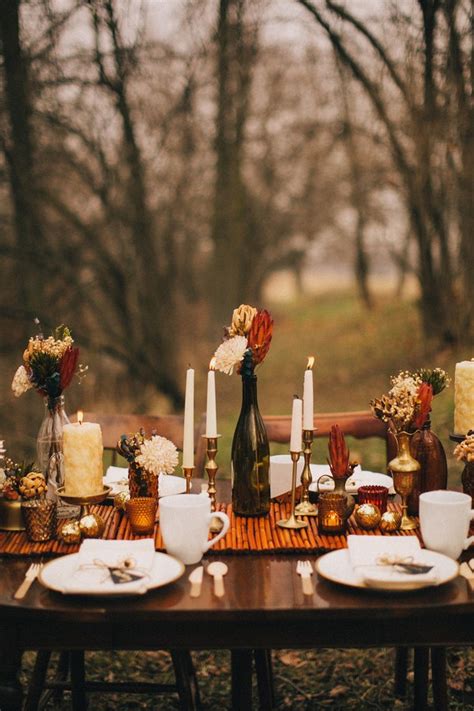 Romance And Warmth 29 Genius Winter Wedding Table