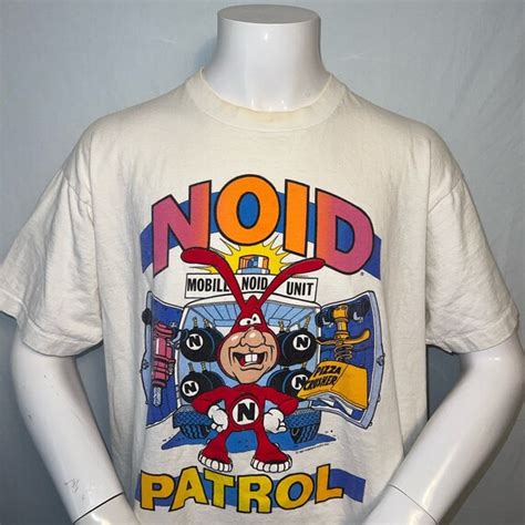 Vintage 1987 Dominos Pizza Noid Patrol T Shirt Etsy