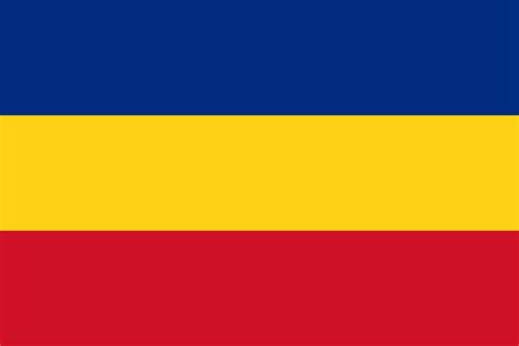 Fileflag Of The United Principalities Of Wallachia And Moldavia 1859