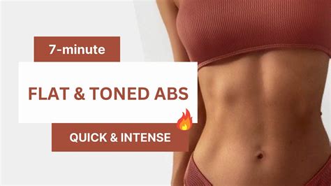 Minute Intense Abs Workout No Equipment Youtube