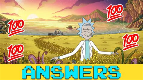 Rick And Mortys Spectacular Quiz Answers Bequizzed Get Best
