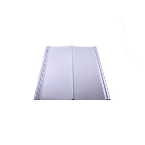 Fabral 5v Crimp 216 Ft X 8 Ft Ribbed Plain Galvanized Metal Roof Panel
