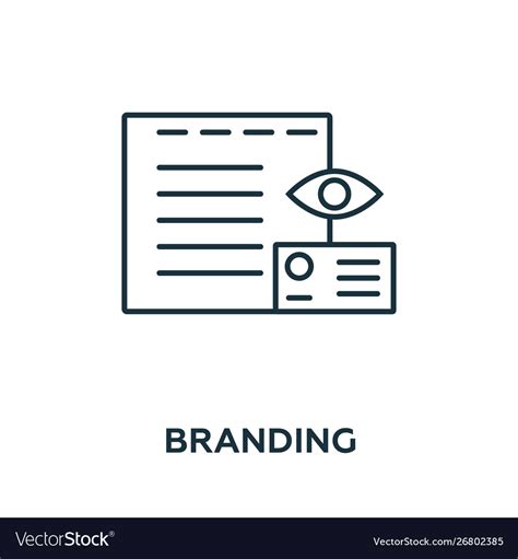 Branding Icon Symbol Creative Sign From Royalty Free Vector