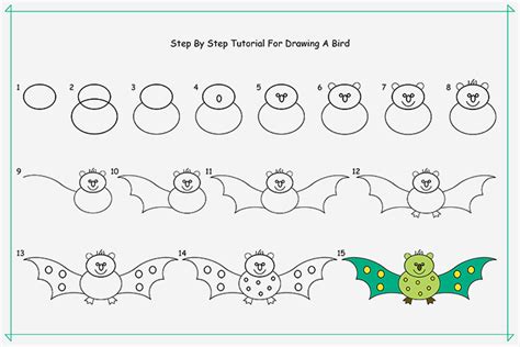 Draw wings and a curve joining beak to the wings. How To Draw A Bird For Kids? - A Step by Step Guide