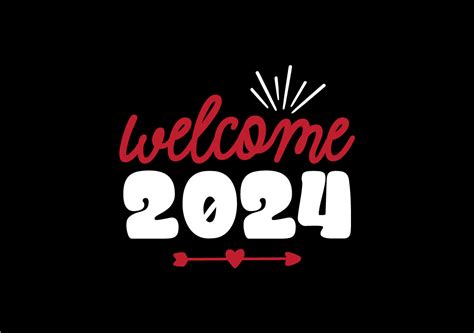 Welcome 2024 Svg Graphic By Mitu Shop · Creative Fabrica