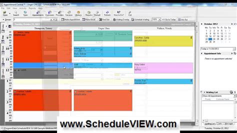 160 000+ specialists start their working day with yclients appointment scheduling calendar. Scheduleview Appointment Scheduling Software Short Demo ...