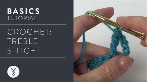 Crochet How To Treble Stitch Youtube