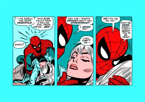 Spider Man The Night Gwen Stacy Died The Amazing Spider Man 1963 No