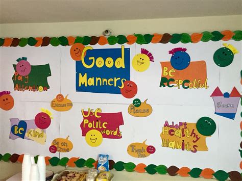 Good Manners Display Board Educatorsdefence Manners Display Board