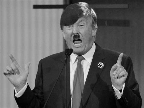 Look Bizarre Hitler Trump Mashup Memes The Forward
