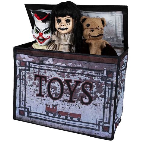 Animated Haunted Toy Box 26in X 21 14in Party City Halloween Props