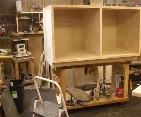 Heavy Duty Mobile Shop Cart From A Sheet Of Plywood 10 Steps With