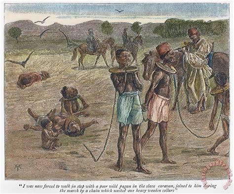 Others Africa Slave Trade 1889 Painting Africa Slave Trade 1889