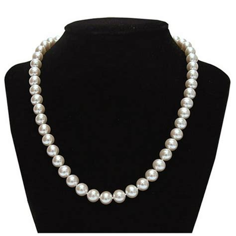 Diamond Princess Genuine 75 8mm White Freshwater Cultured Pearl Necklace In Sterling Silver