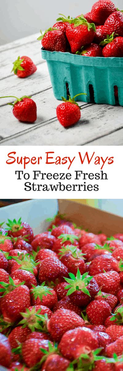 3 Super Easy Ways To Freeze Fresh Strawberries