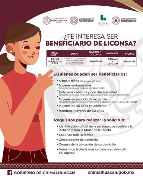 Consulta Los Requisitos Para Ser Beneficiario De Liconsa Y Acude Con Ellos El D Estado De M Xico