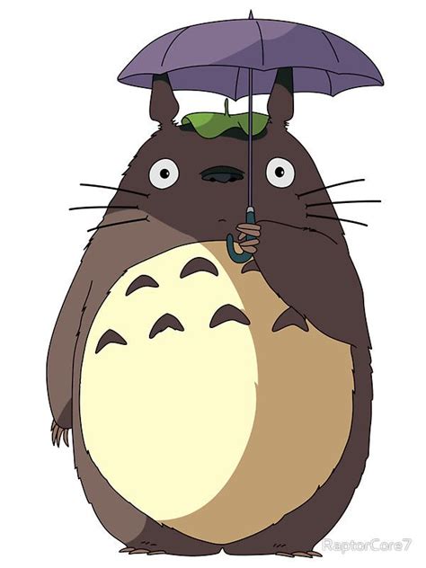 My Neighbour Totoro Umbrella Totoro By Raptorcore7 Studio Ghibli