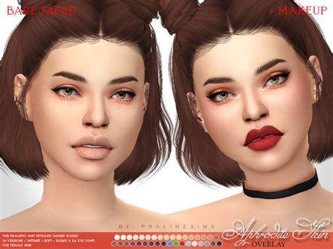 Aphrodite Skin Overlay F By Pralinesims At Tsr Sims 4 Updates