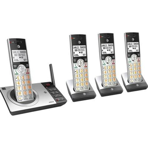 Atandt Dect 60 Expandable Cordless Phone With Answering System Silver