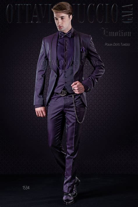 Purple Groom Suit With Shawl Lapel Haircuts In 2019 Purple Suits