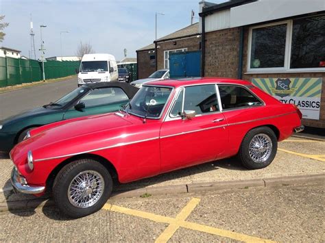 Mgb Gt With Wire Wheels Which We Fitted Mgb Mgbgt Redcar