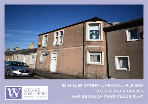 A3 Window Card 88 Miller Street Larkhall Gebbie And Wilson