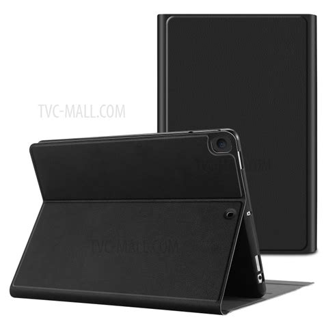 Wholesale Tri Fold Stand Smart Leather Tablet Case With Pen Slot For