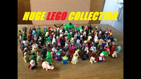 my huge lego minifigure collection [old rare and new ones] youtube