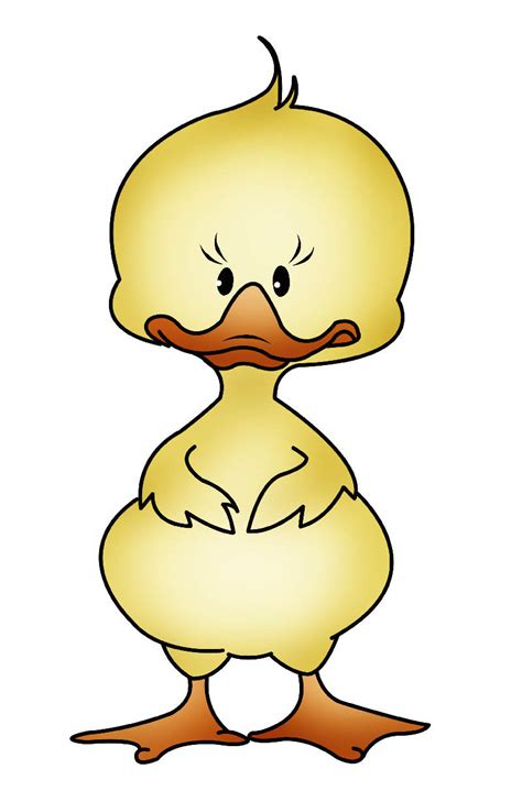 Imagenes Animadas De Patos Cute Pato De Dibujos Animados Vector Premium