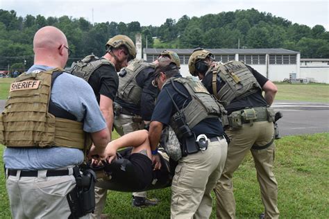 Us Marshals And Sheriff During Training Exercise United States