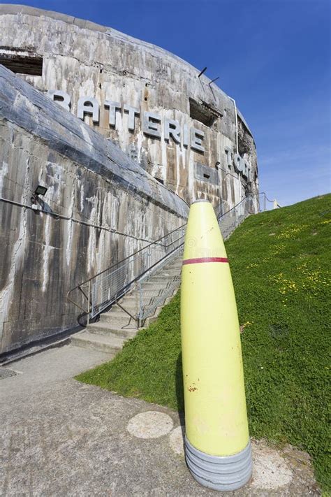 Batterie Todt Musee Du Mur De Atlantique Стоковое Изображение
