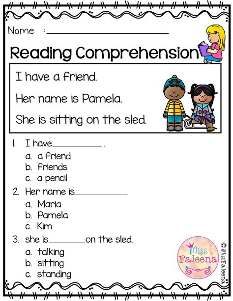 Reading For Preschoolers Worksheets