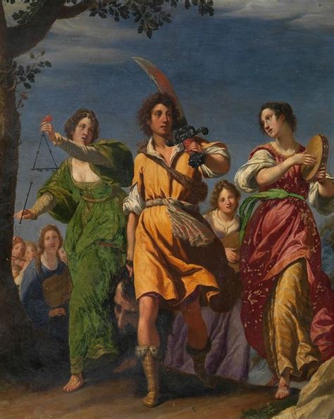 Matteo Rosselli The Triumph Of David 1610 Galleria Corsini Florence