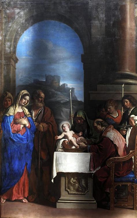 The Circumcision Of Christ Painting By Guercino Fine Art America