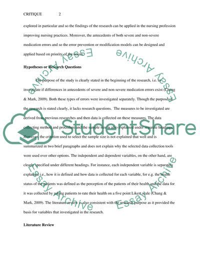 The student who submitted this paper last semester earned a 100 on his next, the student described specifics about the research design, including the sample, instrumentation, and data analysis. Critique of a Qualitative Research Report Paper