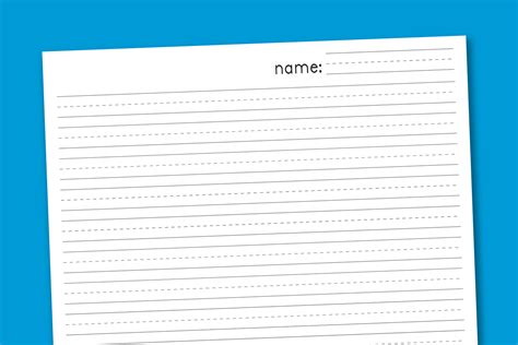 Here we present a packing slip template to give you an idea about the format of a packing slip template. Primary Handwriting Paper - Paging Supermom