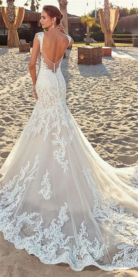 27 Fantasy Wedding Dresses From Top Europe Designers Lace Wedding Dress With Sleeves Fantasy