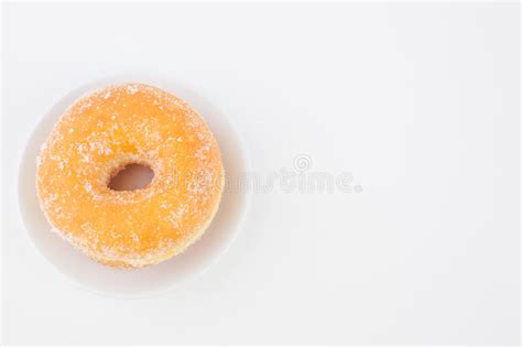Delicious Sugar Ring Donut Stock Image Image Of White 49113185