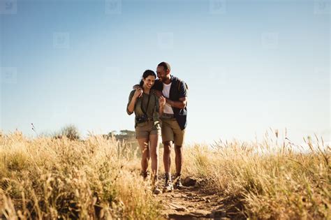 Happy Couple On Hiking Trail Stock Photo 215742 Youworkforthem