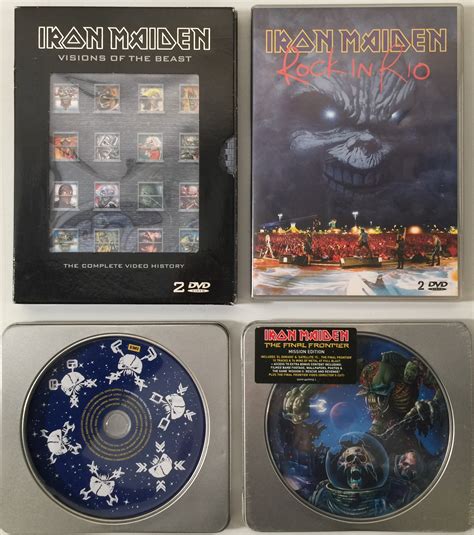 Lot 255 Iron Maiden Limited Edition Cd Dvd Pack