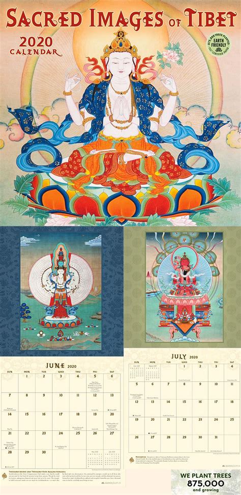 The Dalai Lama 2022 Wall Calendar Wall Calendar Thangka Painting