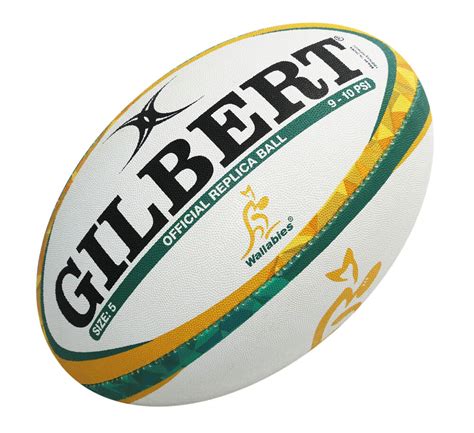 Its measurements and weight are specified by world the rugby ball has an oval shape, four panels and a weight of about 400 grams. Gilbert Wallabies Replica Rugby Ball | Rebel Sport