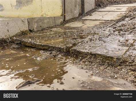 Muddy Stream Runs Over Image And Photo Free Trial Bigstock