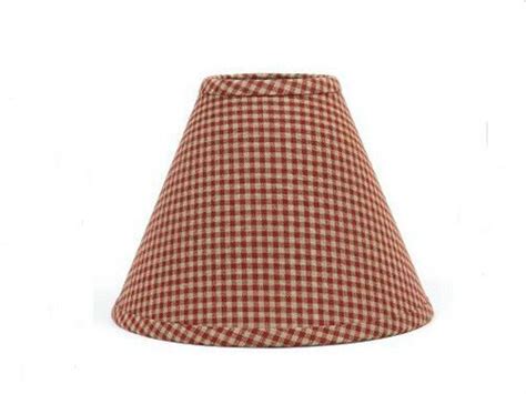 10 Inch Red Gingham Check Lamp Shade Home Collection By