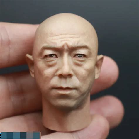 16 Scale Soldier Huang Bo Asian Male Head Carving Model For 12 Action Figure 3399 Picclick