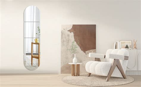 Mcleulla Full Body Mirrors For Walls 12x12 4pcs Acrylic Plexiglass